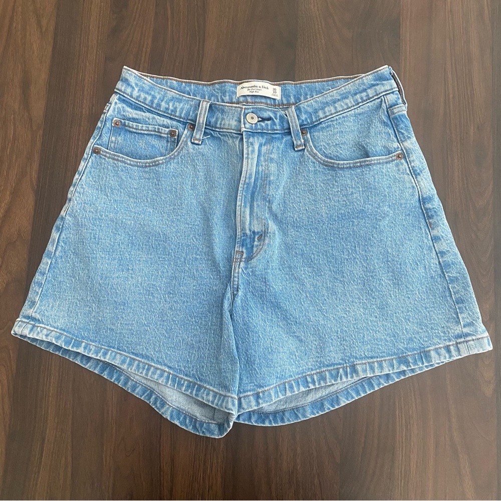 Abercrombie & Fitch Light Blue Jean Shorts